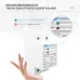 1 pcs 40A 230V Din rail automatic recovery reconnect over voltage and under voltage protective device protection relay - TOMZN