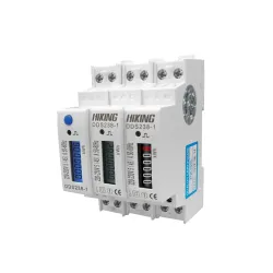 5(45)A 45A 220V 230V 50HZ 60HZ LCD display Single phase Din rail KWH Watt hour din-rail blue backlight energy meter - TOMZN
