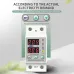 60A 230V Din Rail Adjustable Over Voltage and Under Voltage Protective Device Protector Relay TOMZN TOVPD1-63 - TOMZN