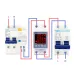 63A 230V 3IN1 Display Din rail adjustable over and under voltage protective device protector relay with over current protection - TOMZN