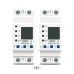 63A 80A 110V 230V Din rail adjustable over under voltage protective device protector current limit protection Voltmeter Kwh - TOMZN