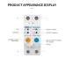 63A Ewelink Single Phase WIFI Smart Energy Meter Kwh Metering Monitoring Circuit Breaker Timer Relay with Leakage Protection - TOMZN