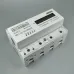 10(100)A 3*220V/380V 60HZ three phase Din rail KWH Watt hour din-rail energy meter LCD - TOMZN
