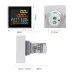6IN1 50-300V 50/60Hz Square Voltmeter Ammeter Ampere Current Voltage Hertz Frequency Energy Meter Kwh Signal Light lndicator - TOMZN