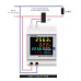 6IN1 din rail AC monitor 110V 220V 380V 100A Voltage Current Power Factor Active KWH Electric energy Frequency meter VOLT AMP - TOMZN