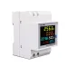 6IN1 din rail AC monitor 110V 220V 380V 100A Voltage Current Power Factor Active KWH Electric energy Frequency meter VOLT AMP - TOMZN