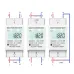 8PCS 80A Din rail Single Phase Two Wire AC 220V 230V 50Hz/60Hz LCD Digital Display Power Consumption Energy Electric Meter kWh - TOMZN