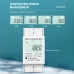 8PCS 80A Din rail Single Phase Two Wire AC 220V 230V 50Hz/60Hz LCD Digital Display Power Consumption Energy Electric Meter kWh - TOMZN