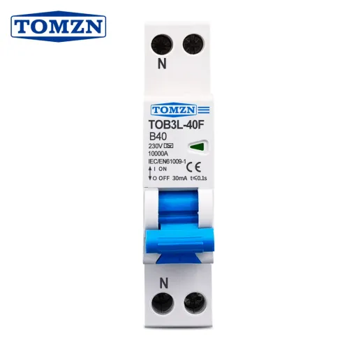 A type B curve RCBO 1P+N 10KA Residual current differential automatic Circuit breaker with over current Leakage protection - TOMZN