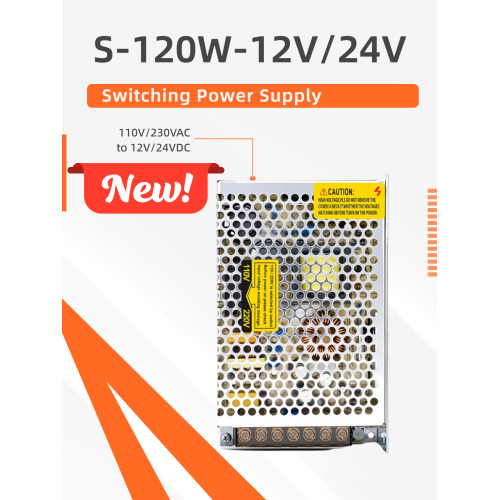 AC-DC Switching Power Supply S-120W-12V 24V 36V 48V 60V For Industrial PLC PC CNC AC 100-120V 200-240V tomzn office - TOMZN