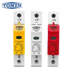 AC SPD 1P 275V 385V House Surge Protector protection Protective Low-voltage Arrester Device 20KA 40KA 60KA - TOMZN
