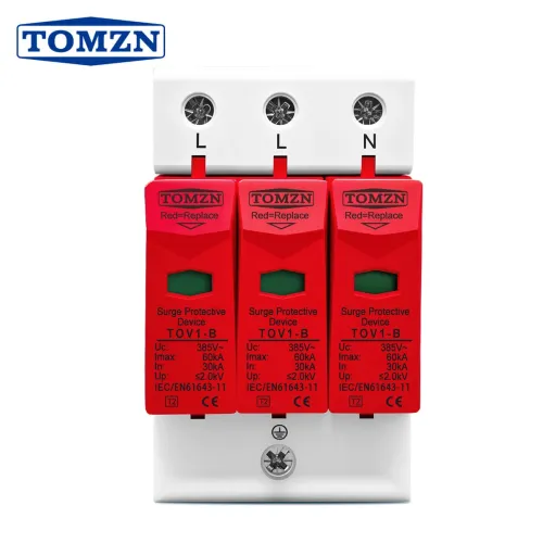 AC SPD 3P 30kA~60kA B ~385VAC House Surge Protector Protective Low-voltage Arrester Device - TOMZN