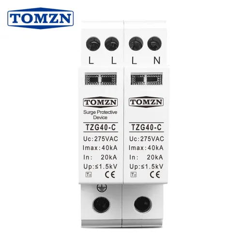 AC SPD TOMZN 4P 3P+N 36mm 20KA~40KA 275V House Surge Protector protection Protective Low-voltage Arrester Device - TOMZN