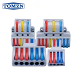 10pcs Quick Wire Connector LT SPL Universal Wiring Cable Connectors Push-in Conductor Terminal Block electrical splitter - TOMZN