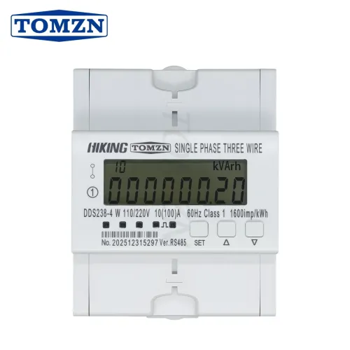 DDS238-4 W L1/L2 FM2S 110V+110V 100A Bi-directional Active Energy Measure RS485 FM2S Phase Voltage Frequency 50/60Hz TOMZN - TOMZN