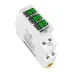 Din Rail 18mm apmere Meter AC 100A 220V 380V Three Phase Modular ammeterIndicator LED Digital Display Detector witch CT - TOMZN