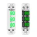 Din Rail 18mm apmere Meter AC 100A 220V 380V Three Phase Modular ammeterIndicator LED Digital Display Detector witch CT - TOMZN