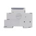 Din Rail 18mm tomzn TIM180a OFF/AUTO/ON Mechanical Time Control Switch Relay Transparent 24-HOUR 15 Minutes Built-in Battery - TOMZN