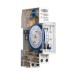 Din Rail 18mm tomzn TIM180a OFF/AUTO/ON Mechanical Time Control Switch Relay Transparent 24-HOUR 15 Minutes Built-in Battery - TOMZN