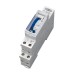 Din Rail 18mm tomzn TIM180a OFF/AUTO/ON Mechanical Time Control Switch Relay Transparent 24-HOUR 15 Minutes Built-in Battery - TOMZN