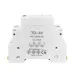 Din Rail 18mm Voltage Meter AC 40-500V 220V 380V Single Three Phase Modular Voltmeter Indicator LED Digital Display Detector - TOMZN