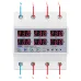 Din rail 3 Phase 3P+N adjustable Over Under Voltage current limit protection Relay Protector SYN ASYNC Synchronous Asynchronous - TOMZN