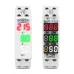 Din Rail 3in1 Single Phase ampere voltage frequency Meter Ac 0-99Hz 100A voltmeter Indicator LED Digital Display 110V 230V TOMZN - TOMZN
