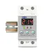 Din rail 40A 60A voltage display relay adjustable over under voltage proteciotn device automatic reconnect protector - TOMZN