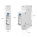 18mm 63A WIFI smart Bidirectional Energy Meter timer Power Monitor kWh Meter SMARTLIFE with voltage current protection TOMZN - TOMZN