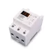 Din rail 63A 90-270V Adjustable over under voltage proteciotn device automatic reconnect protector with voltage display - TOMZN