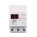 Din rail 63A 90-270V Adjustable over under voltage proteciotn device automatic reconnect protector with voltage display - TOMZN