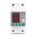 Din rail 63A Automatic Reconnect Over And Under Voltage Over Current Leakage Protection Surge Protect Protector Relay kwh power - TOMZN