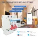 Din Rail WIFI Circuit Breaker Smart Switch Remote Control by Ewelink with over and under voltage current protecion LCD display - TOMZN
