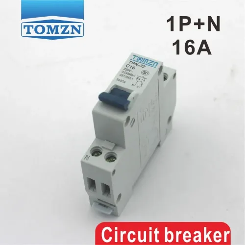 DPN 1P+N 16A Mini Circuit breaker MCB - TOMZN