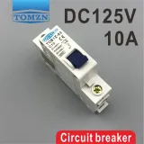 1P 10A DC 125V Circuit breaker MCB C curve - TOMZN
