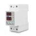 Dual Display 230V Din Rail Adjustable Over Under Voltage Current Protective Device Protector Relay TOMZN TOVPD1-63-VA - TOMZN