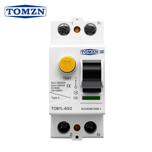 Electromagnetic Residual Current Circuit Breaker AC Type A Type F Type B type 2P 4P 63A 30mA 100mA 300mA RCCB For Shower Room 4.9 22 Reviews ౹ 279 sold - TOMZN