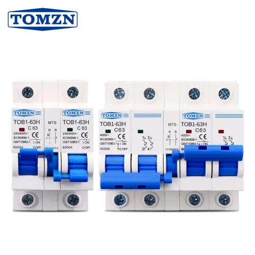 MTS Dual power Manual transfer switch Circuit breaker MCB 50HZ/60HZ TOMZN - TOMZN