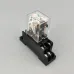 MY2P HH52P MY2NJ Relay Coil General DPDT Micro Mini Electromagnetic Relay Switch with Socket Base LED AC 110V 220V DC 12V 24V - TOMZN