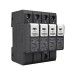 NEW Type T1 T2 2IN1 AC SPD Surge Protective Device 4P 8/20μs 20-50kA 10/350μs 7kA DIN Rail tomzn office Multiprise Parafoudre - TOMZN