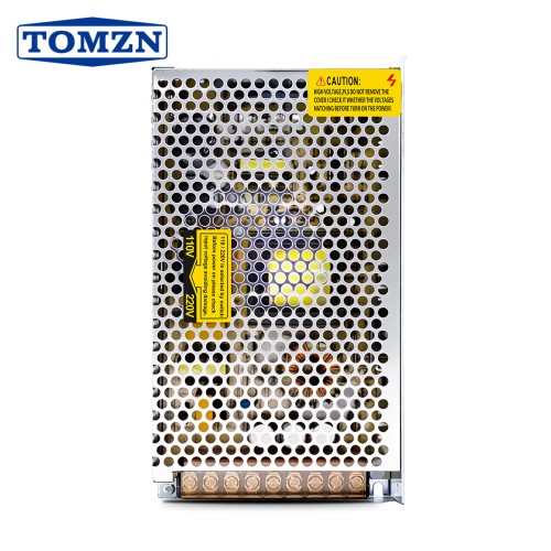 Original Genuine TOMZN S-200W Switching Power Supply AC-DC 12V 24V Enclosed Industrial Power Supply 110V/220V for PLC Control - TOMZN