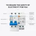Residual current circuit breaker Main switch with surge protector RCBO MCB with Lightning protection SPD - TOMZN