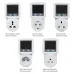 SKW WIFI Smart Socket For Universal EU UK France Thailand 1-16A OVP OCP UVP Timer V-I-Hz-kW-kWh-PF Display Bluetooth Prepayment - TOMZN