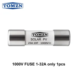 Solar DC 1000V PV Fuse 3A 6A 10A 15A 16A 20A 25A 30A 32A High Voltage for Solar System Protection - TOMZN