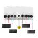 Solar photovoltaic lightning protection grounding box PV Combiner 4 input 1 out DC 1200V Fuse Waterproof Box IP65 8 ways - TOMZN