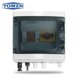 Solar photovoltaic PV Combiner Box With Lightning Protection 1 input 1 out DC 1000V Fuse MCB SPD Waterproof Box IP65 - TOMZN