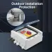 Solar photovoltaic PV Combiner Box With Lightning Protection 1 input 1 out DC 1000V Fuse MCB SPD Waterproof Box IP65 - TOMZN