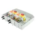 Solar photovoltaic PV Combiner Box With Lightning Protection 2 input 2 out DC 1000V Fuse MCB SPD Waterproof Box IP65 18ways - TOMZN