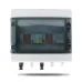 Solar photovoltaic PV Combiner Box With Lightning Protection 2 input 2 out DC 600V Fuse MCB SPD Waterproof Box IP65 12ways - TOMZN
