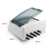 Solar photovoltaic PV Combiner Box With Lightning Protection 4 input 1 out DC 600V Fuse MCB SPD Waterproof Box IP65 12ways - TOMZN